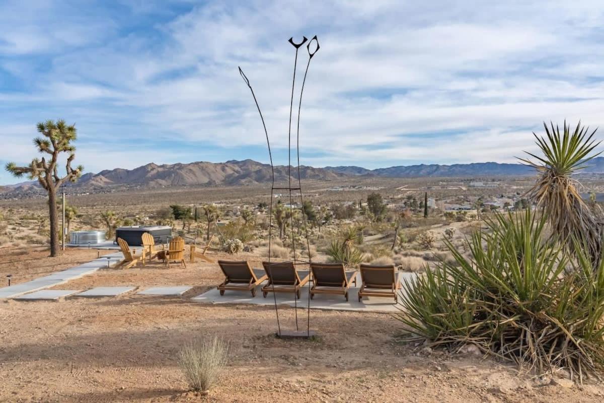 Villa Kinetic House-Joshua Trees Sculptures Cowboy Pool Yucca Valley Exterior foto